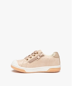 tennis bebe fille dessus mat et paillete beige baskets et tennisD233301_3