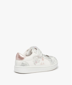 baskets bebe fille a details metallises - lulucastagnette blanc baskets et tennisD233401_4