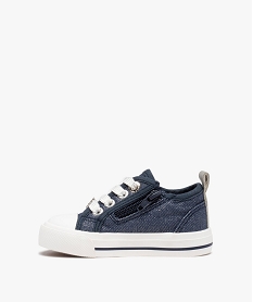 baskets bebe fille dessus denim brillant - lulucastagnette bleu baskets et tennisD236301_3