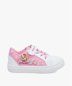 GEMO Baskets fille bicolores avec lacets pailletés - PatPatrouille Rose