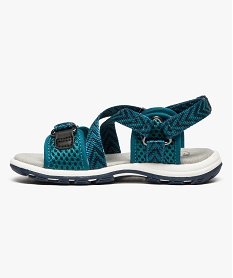 sandales de marche multibrides textile bleuD241001_3