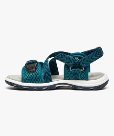 sandales de marche multibrides textile bleu sandales et nu-piedsD241001_3