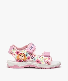 CHAUSSURE PLAT MARINE SANDALE ROSE/BLANC:30122790011-Synthetique/Synthetique/Elastomere/Textile/