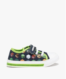 GEMO Baskets garçon en toile imprimée – Minecraft vert standard