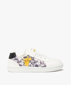 baskets garcon imprimees pikachu - pokemon blanc tennis en toile du 24 au 40D247901_1