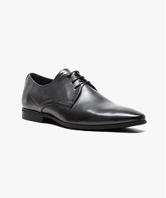 derbies aspect cuir lisse grisD255701_2