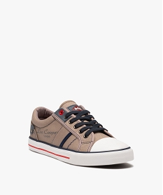 baskets homme en toile delavee – lee cooper brunD262201_2