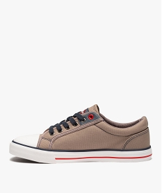 baskets homme en toile delavee – lee cooper brunD262201_3