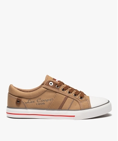 GEMO Baskets homme en toile délavée – Lee Cooper Orange