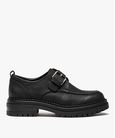 CHAUSSURE PLAT NOIR SANS GENRE NOIR:30380530348-Synthetique/Cuir por lwg or/Tpr/Synthetique/