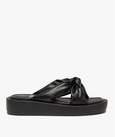 CHAUSSURE PLAT GRIS MULE NOIR:30381180014-Synthetique/Synthetique/Tpr/Synthetique/