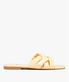 SANDALE DORE MULE JAUNE:30381180084-Synthetique/Synthetique/Tpr/Synthetique/