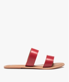 TOILE NOIR MULE ROUGE:30381180268-Cuir chevre/Synthetique/Tpr/Synthetique/