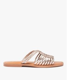 NU-PIED OR MULE OR:30381180270-Cuir chevre/Cuir chevre/Tpr/Cuir chevre/