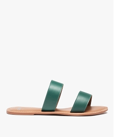 MARO MULTICOLORE MULE VERT:30381180271-Cuir chevre/Synthetique/Tpr/Synthetique/