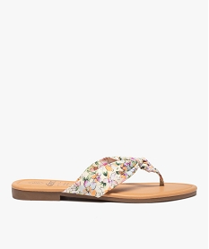 SABOT NOIR NU-PIED FLORAL:30382780336-Textile/Synthetique/Tpr/Textile/