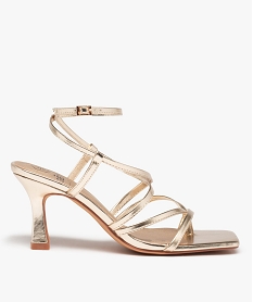 BERMUDA BEIGE CLAIR SANDALE DORE:30383360129-Synthetique/Synthetique/Elastomere/Synthetique/