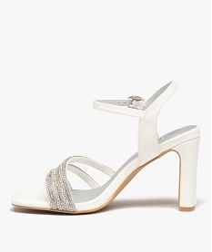sandales femme a talon haut et brides strass blanc standard sandales a talonD284101_3