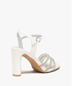 sandales femme a talon haut et brides strass blanc standard sandales a talonD284101_4