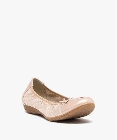 ballerines femme tige souple a bout renforce rose ballerinesD285801_2