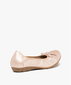 ballerines femme tige souple a bout renforce rose ballerinesD285801_4