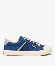 GEMO Baskets femme en toile avec coton recyclé – Alma Planète bleu standard