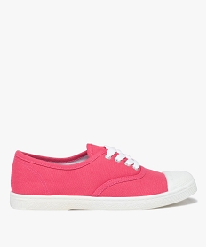 GEMO Baskets femme en toile à bout renforcé rose standard