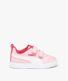 GEMO Baskets bébé bicolores à scratch – Puma Courtflex Rose