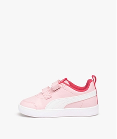 baskets bebe bicolores a scratch - puma courtflex roseD293301_3