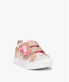 baskets fille pailletees a scratch avec clous lumineux – skechers twinkle jaune basketsD293501_2