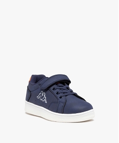 baskets garcon unies a lacets et scratch - kappa bleuD295601_2