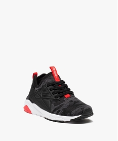 baskets garcon running extra legeres sans lacets - fila cross court noir basketsD296701_2