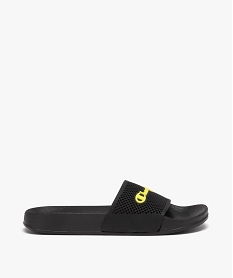 GEMO Mules de piscine garçon unies à picots - Champion noir standard