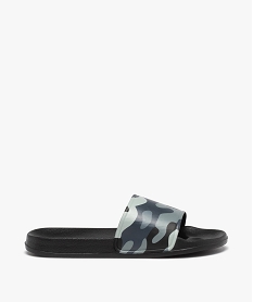 mules de piscine garcon a bandeau camouflage grisD297401_1