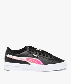 GEMO Baskets fille unies à lacets détails irisés – Puma Jada noir standard