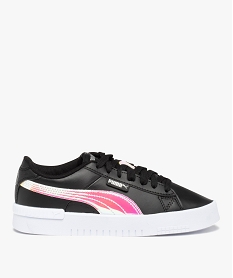 GEMO Baskets fille unies à lacets détails irisés – Puma Jada Noir