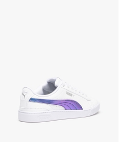 tennis fille avec bande contrastantes - puma vikky v3 blancD298001_4