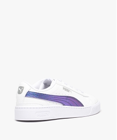 tennis fille avec bande multicolore sur le cote - puma blancD298101_4