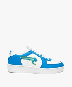 GEMO Baskets garçon bicolores à lacets – Airness Arwo blanc chine