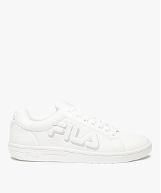 GEMO Baskets homme unies à lacets –  Fila Cross Court blanc chine