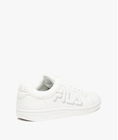 baskets homme unies a lacets - fila cross court blancD303601_4