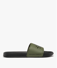 SANDALE ARGENT MULE KAKI:30875650079-Synthetique/Synthetique/Synthetique/Textile/