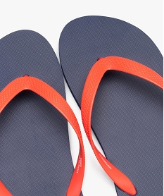 tongs homme a brides contrastees bleuD306601_3