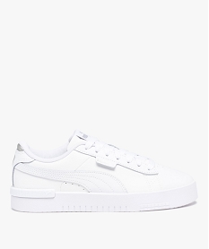 CHAUSSURE PLAT NOIR CHAUSSURE SPORT BLANC:30880780344-Cuir/Textile/Synthetique/Textile/