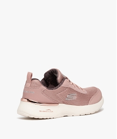 baskets femme legeres avec details metallises - skechers rose baskets skechersD311101_4