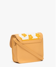 sac fille avec rabat en sequins brodes jaune standardD315701_2