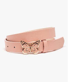 ceinture fille fermee par boucle papillon roseD316501_1