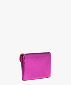 porte-monnaie femme metallise forme enveloppe rose porte-monnaie et portefeuillesD318401_2