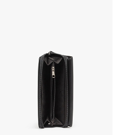 portefeuille femme multirangement avec cadenas fantaisie noir porte-monnaie et portefeuillesD319001_4