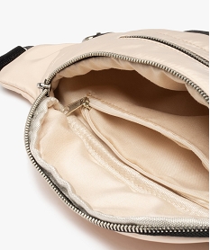 sac banane femme en satin beige sacs a dos et sacs de voyageD319401_3